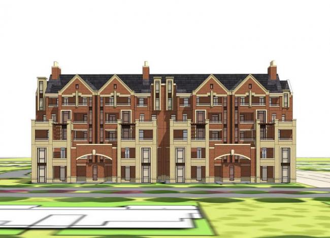 SketchUp Residential Models: High-Rise Apartments, Western and British-Style Homes, Classical Designs