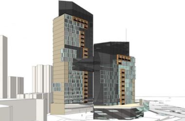 Modern High-Rise Office Building Model in SketchUp-BIM WORLD