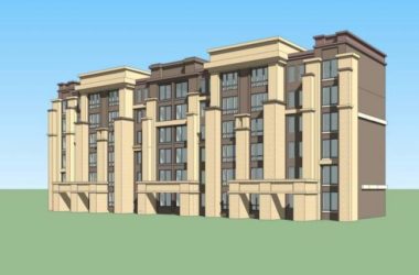SketchUp Model of a Multi-Story Neoclassical Residential Villa in Shanghai Style-BIM WORLD