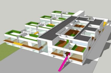 Modern Multi-Story Kindergarten and Educational Building | SketchUp School Model-BIM WORLD