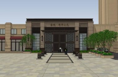 SketchUp Models: Neoclassical Residential and Commercial Entrances-BIM WORLD