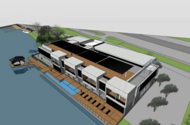 SketchUp Business Model: Modern Multi-Story Clubhouse Commercial Design-BIM WORLD