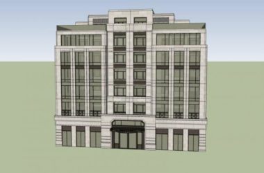Modern Multi-Story Residential Building Model in SketchUp-BIM WORLD