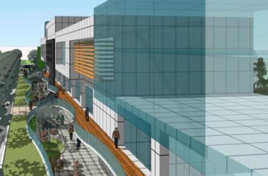 SketchUp Business Model: Modern Multi-Story Commercial Street Design-BIM WORLD