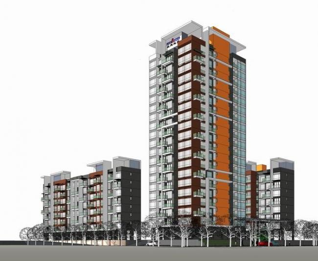 SketchUp Residential Models: Modern High-Rise Buildings and Neighborhood Designs