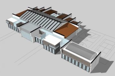 SketchUp Business Model: Multi-Story Clubhouse and Commercial Building in Contemporary Chinese Style-BIM WORLD