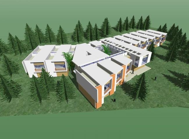 SketchUp Business Model: Multi-Story Clubhouse and Modern Commercial Building Designs