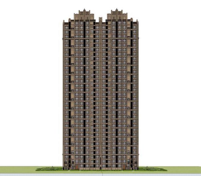 SketchUp Residential Models: High-Rise, Classical, and Art Deco Styles