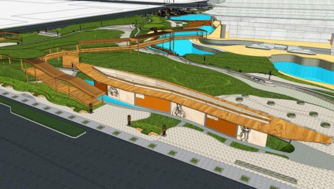 SketchUp Cultural Model: Modern Multi-Story Nanjing Grand Theatre Architecture
