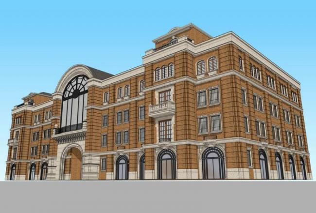 SketchUp Business Models: Multi-Story Clubhouses, Commercial Buildings, and European Classical Designs