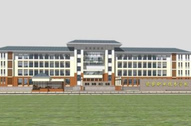 Multi-Story European-Style School Campus Model in SketchUp: Classical and Simplified Architectural Design-BIM WORLD