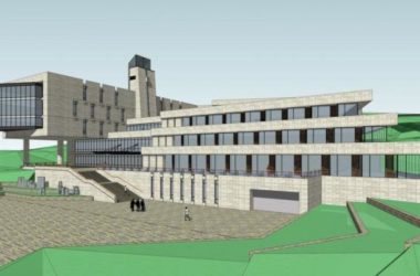 SketchUp Business Model: Modern Multi-Story Clubhouse Commercial Building-BIM WORLD