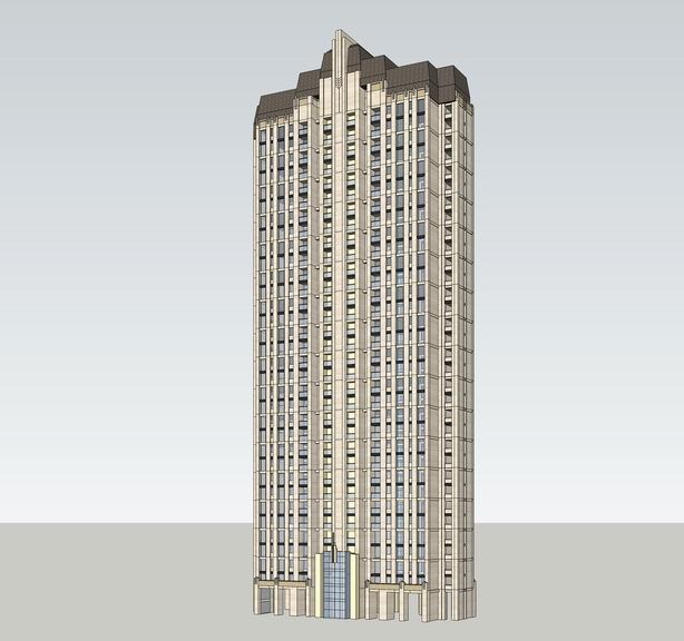 SketchUp Residential Models: High-Rise, French, and Neoclassical Architecture Designs