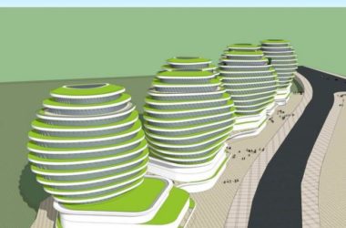 Modern High-Rise SOHO Office Building | SketchUp Office Model-BIM WORLD