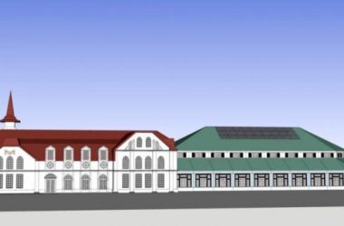 SketchUp Model of a Multi-Story Sports Center Featuring Southeast Asian and Classical Design Styles-BIM WORLD
