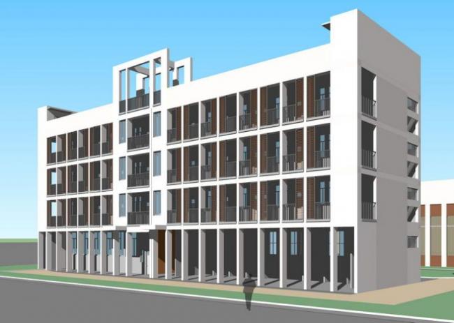Sketchu Industrial Building | Modern Multi-Story Factory with Contemporary Industrial Design
