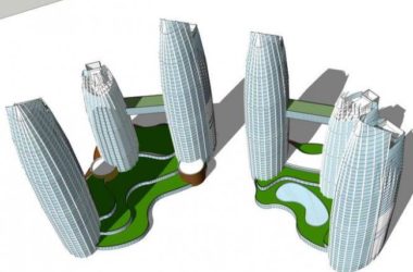 SketchUp Office Models: Circular Flats, Super High-Rise Towers, and Modern Designs-BIM WORLD