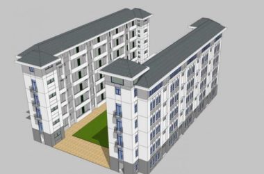 SketchUp Residential Model: Multi-Story Chinese-Style Dormitory Apartment-BIM WORLD