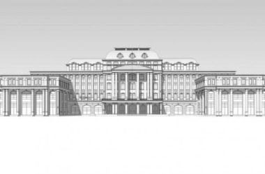 SketchUp Office Model: Multi-Story French-Style Classical Foreign Affairs Building-BIM WORLD