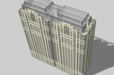 SketchUp Residential Models: High-Rise and Art Deco Style Buildings-BIM WORLD