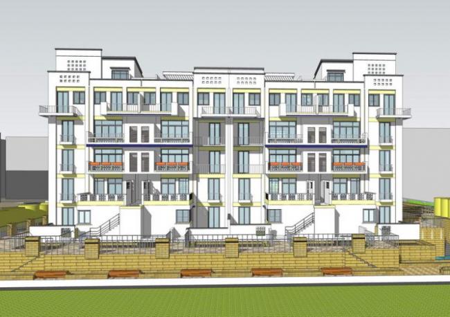 SketchUp Multi-Story Residential Building | Modern Chinese Style Home Model