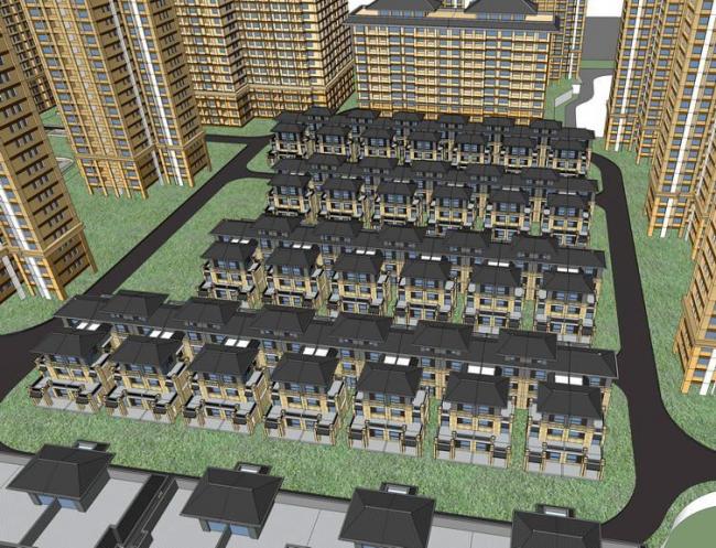 SketchUp Residential Models: High-Rise Communities and Neoclassical Buildings