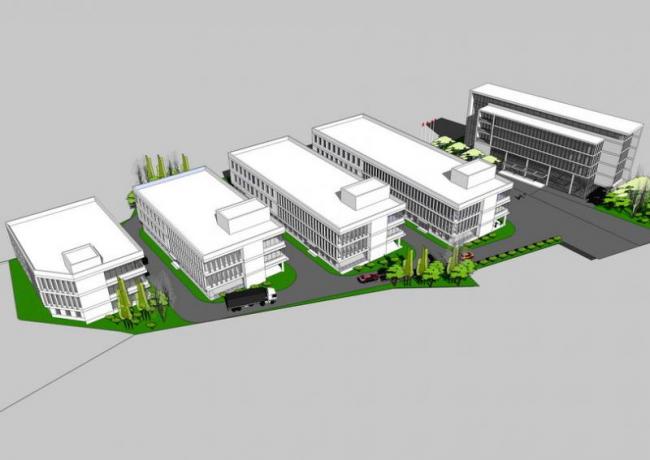 Sketchu Industrial Building: Modern Multi-Story Factory and Industrial Space