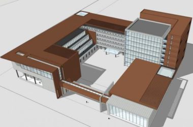 Modern Multi-Story Hotel Model in SketchUp-BIM WORLD