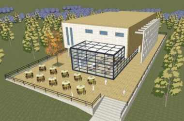 SketchUp Business Model: Modern Multi-Story Clubhouse and Commercial Building Design-BIM WORLD