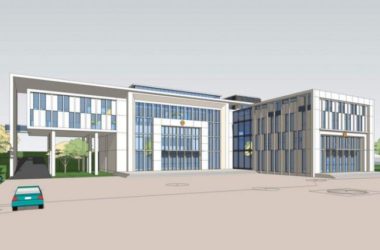 Modern Multi-Story Administrative Office Building SketchUp Model-BIM WORLD