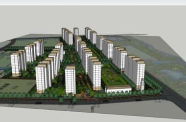 Modern Multi-Story Residential Building Model in SketchUp-BIM WORLD