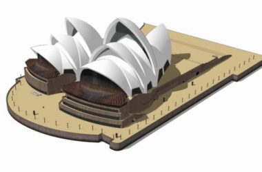 SketchUp Cultural Model: Yoon Utzon’s Sydney Opera House – Multi-Story Theatre & Modern Architectural Design-BIM WORLD