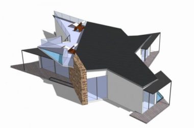 Haydock Residence: Modern Multi-Story Residential Building in SketchUp-BIM WORLD