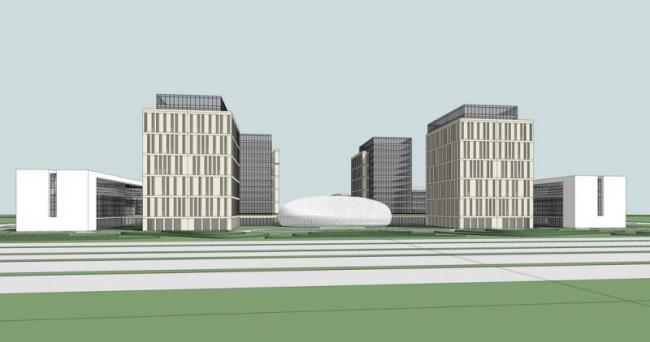 Sketchu Industrial Building | Modern Multi-Story Industrial Park Design
