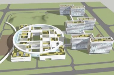 Modern Multi-Story Hospital Model in SketchUp-BIM WORLD