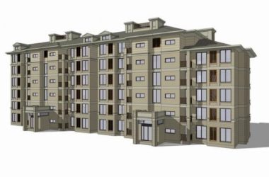 French-Style Multi-Story Residential Model in Classical Architecture | SketchUp Design-BIM WORLD