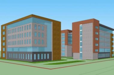 Modern Multi-Story Office Building Model in SketchUp | Industrial Architectural Design-BIM WORLD