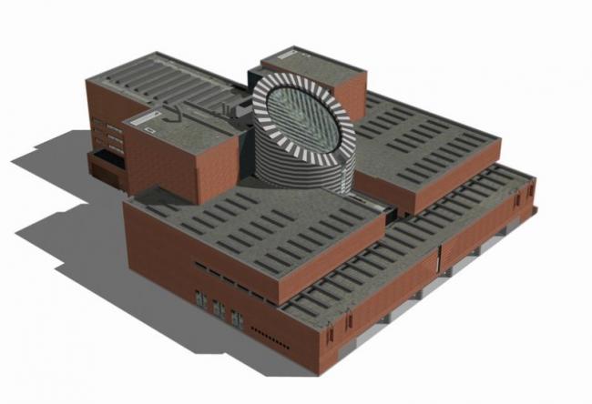 SketchUp Model of Mario Botta’s Modern San Francisco Museum: A Cultural Architecture Showcase