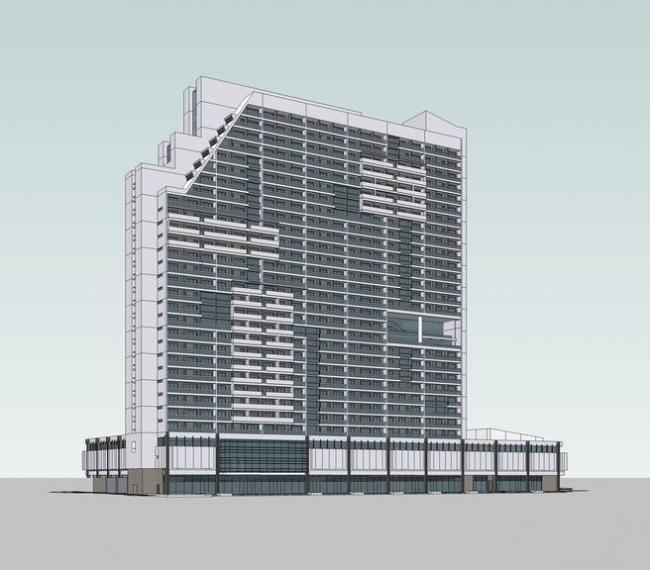 SketchUp Models for Residential and Commercial Buildings: High-Rise, Ground Floor Shops, and Modern Designs