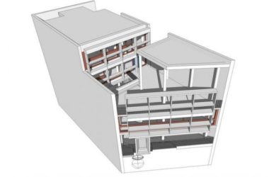 Modern Multi-Story Residential Building Model in SketchUp | LC-Curutchet Design-BIM WORLD
