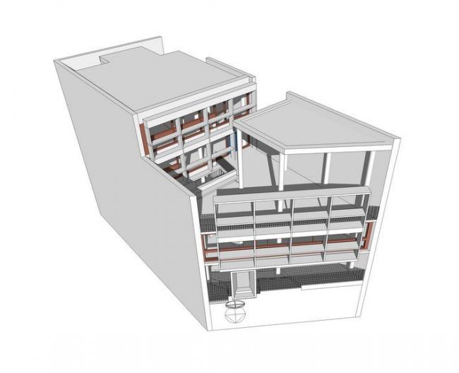 Modern Multi-Story Residential Building Model in SketchUp | LC-Curutchet Design