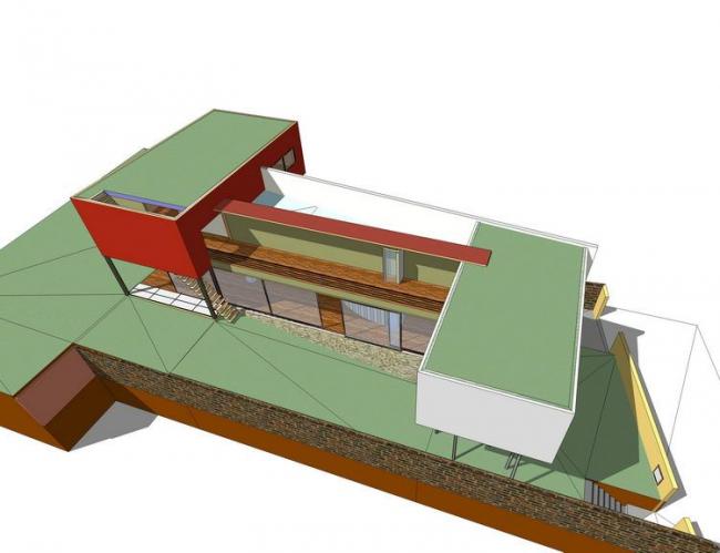 Modern Multi-Story Residential Building | SketchUp Model of a Master Villa