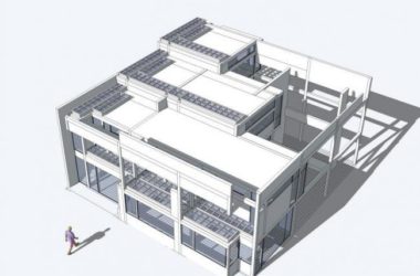 Essenman Residence: Modern Multi-Story Residential Building in SketchUp-BIM WORLD