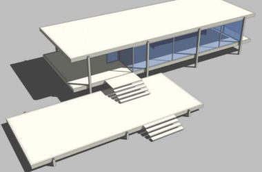 Farnsworth Residence: Modern Multi-Story Residential SketchUp Model-BIM WORLD