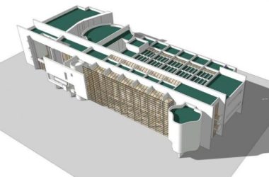 Meyer Barcelona Art Center: Modern Multi-Story Cultural Architecture SketchUp Model-BIM WORLD