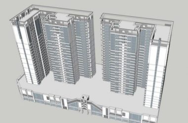 SketchUp Residential Model: Stada High-Rise Modern Residence-BIM WORLD