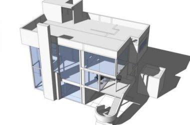 Modern Multi-Story Smith Residence 3D Model in SketchUp-BIM WORLD