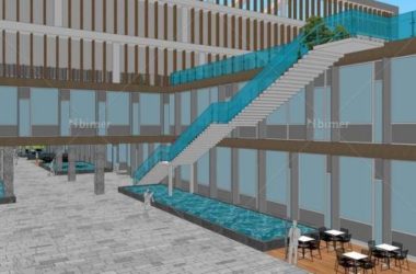 Modern Multi-Story School Building Design | Contemporary Campus Educational Architecture in SketchUp-BIM WORLD