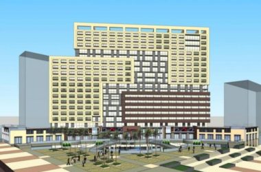 Modern High-Rise Residential and Commercial SketchUp Model-BIM WORLD