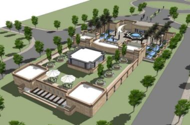 SketchUp Business Model: Multi-Story Sunken Clubhouse and European-Style Commercial Building-BIM WORLD